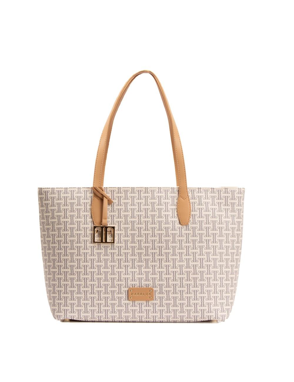 Farrutx KARTIN Piel vegana marfil-gris