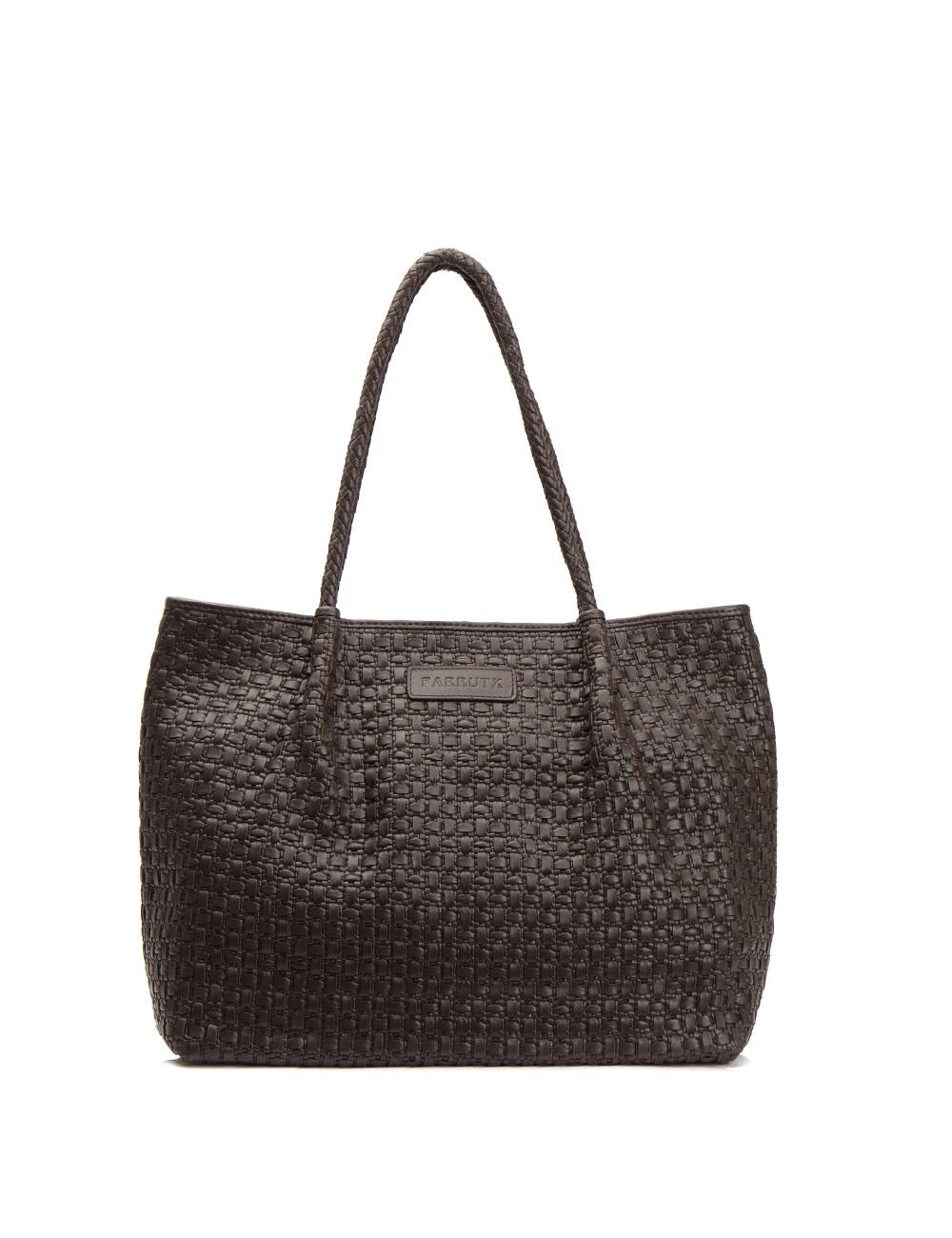 Farrutx KEISI Napa trenzada chocolate