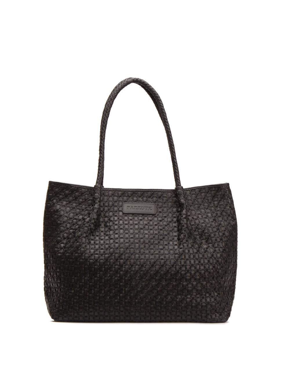 Farrutx KEISI Napa trenzada negro