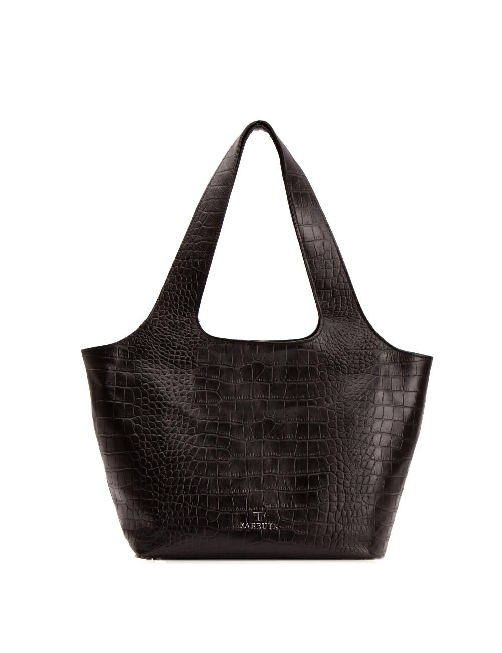 Farrutx KLAKE Piel grabada negra