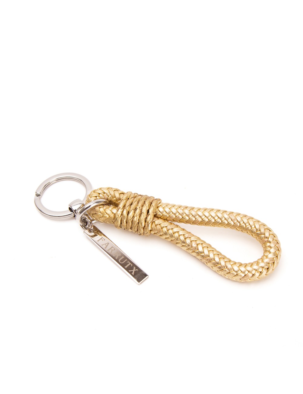 Farrutx KOMI Piel trenzada oro