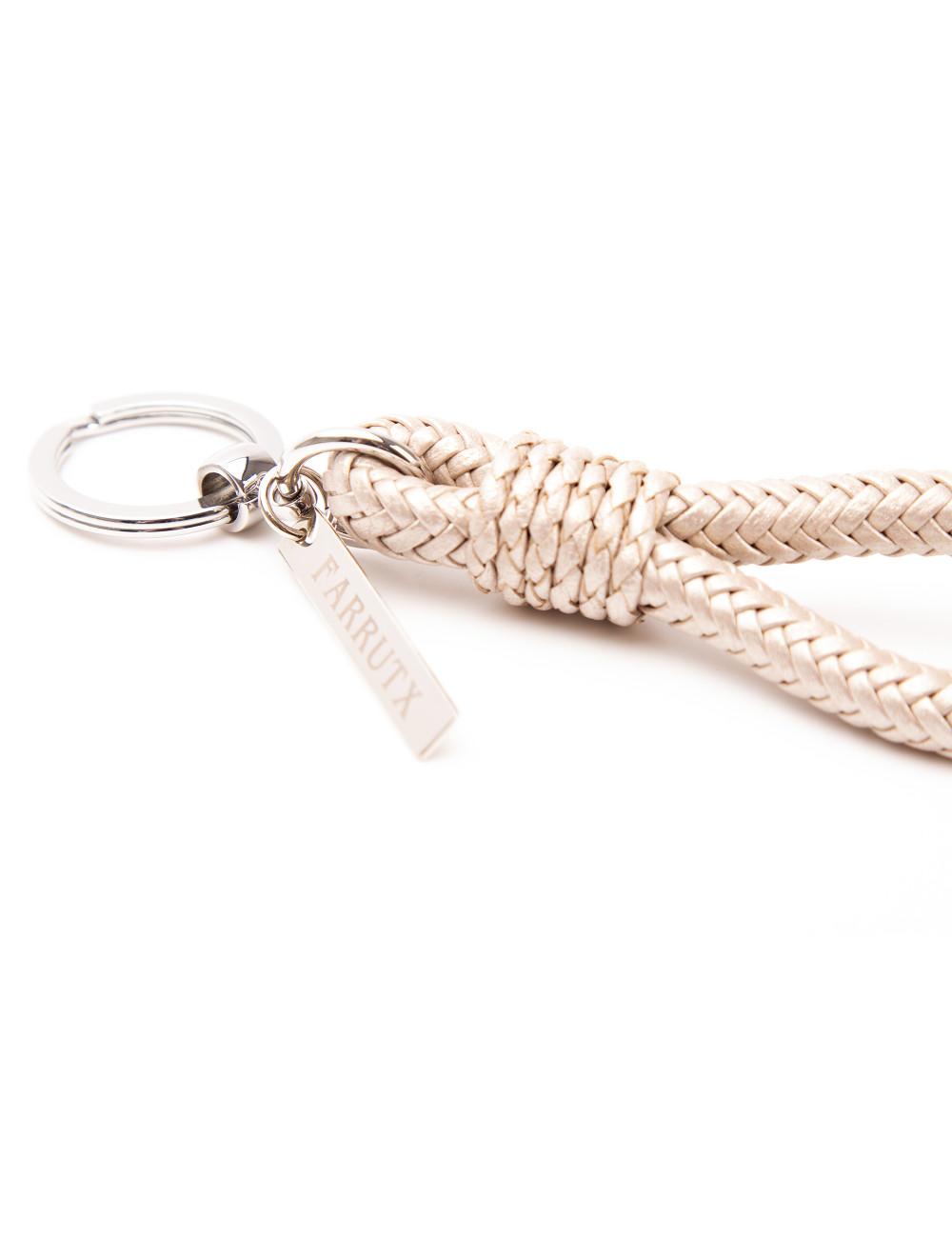 Farrutx KOMI Piel Trenzada Perla