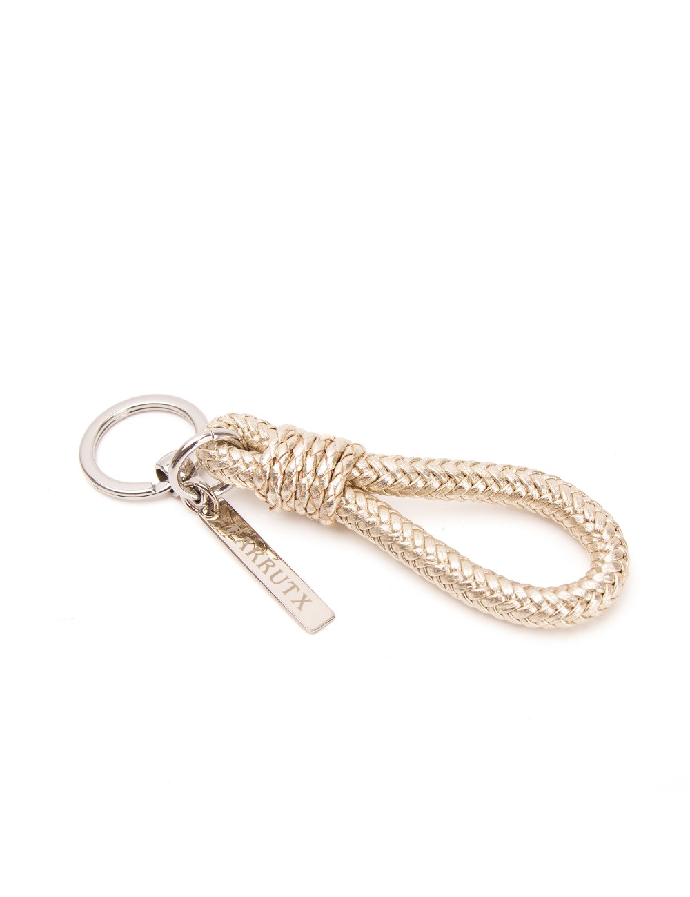 Farrutx KOMI Piel trenzada platino