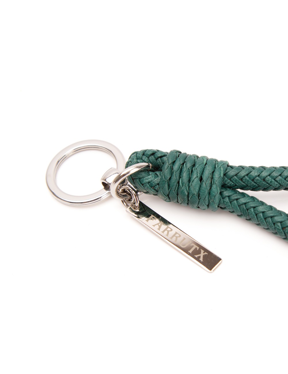 Farrutx KOMI Piel Trenzada Verde Botella