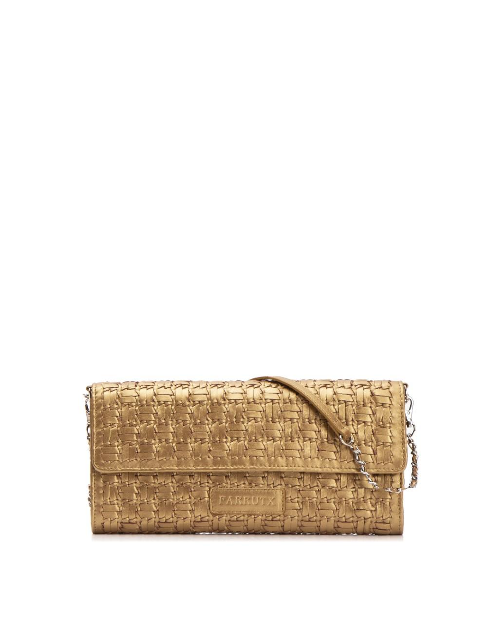 Farrutx KROKO Napa trenzada bronce
