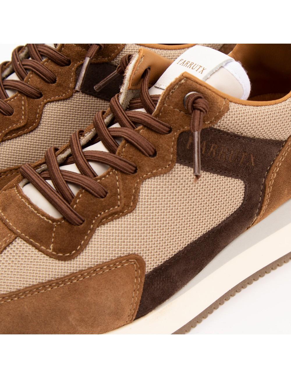 Farrutx LEYDI Velour Cuero - Rejilla Camel