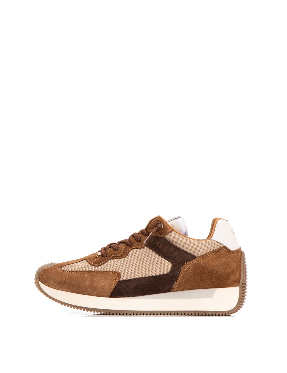Farrutx LEYDI Velour cuero - Rejilla camel