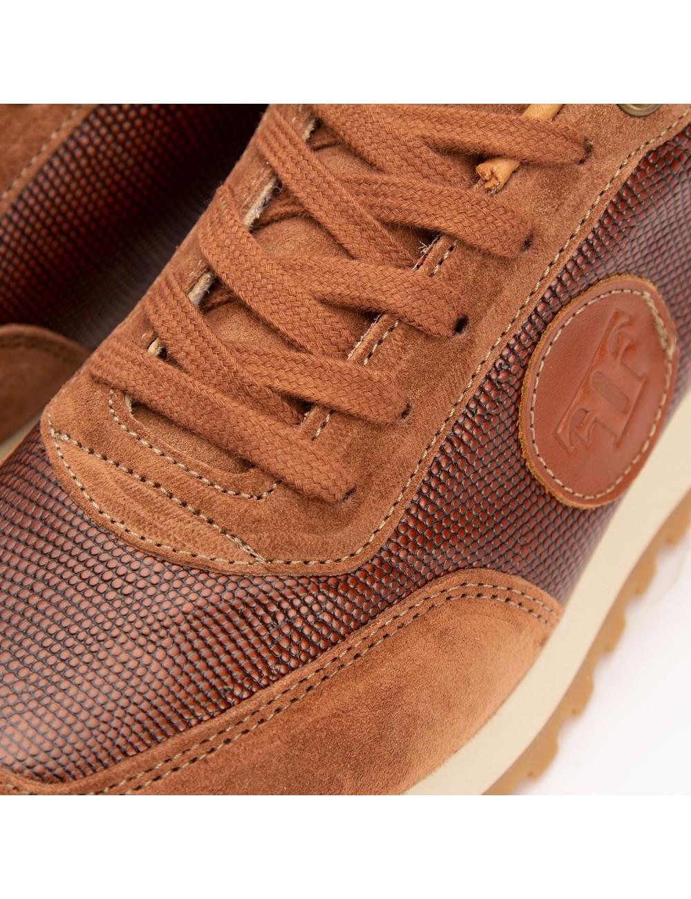 Farrutx MANDRAKE Grabado Lagarto - Velour Cuero