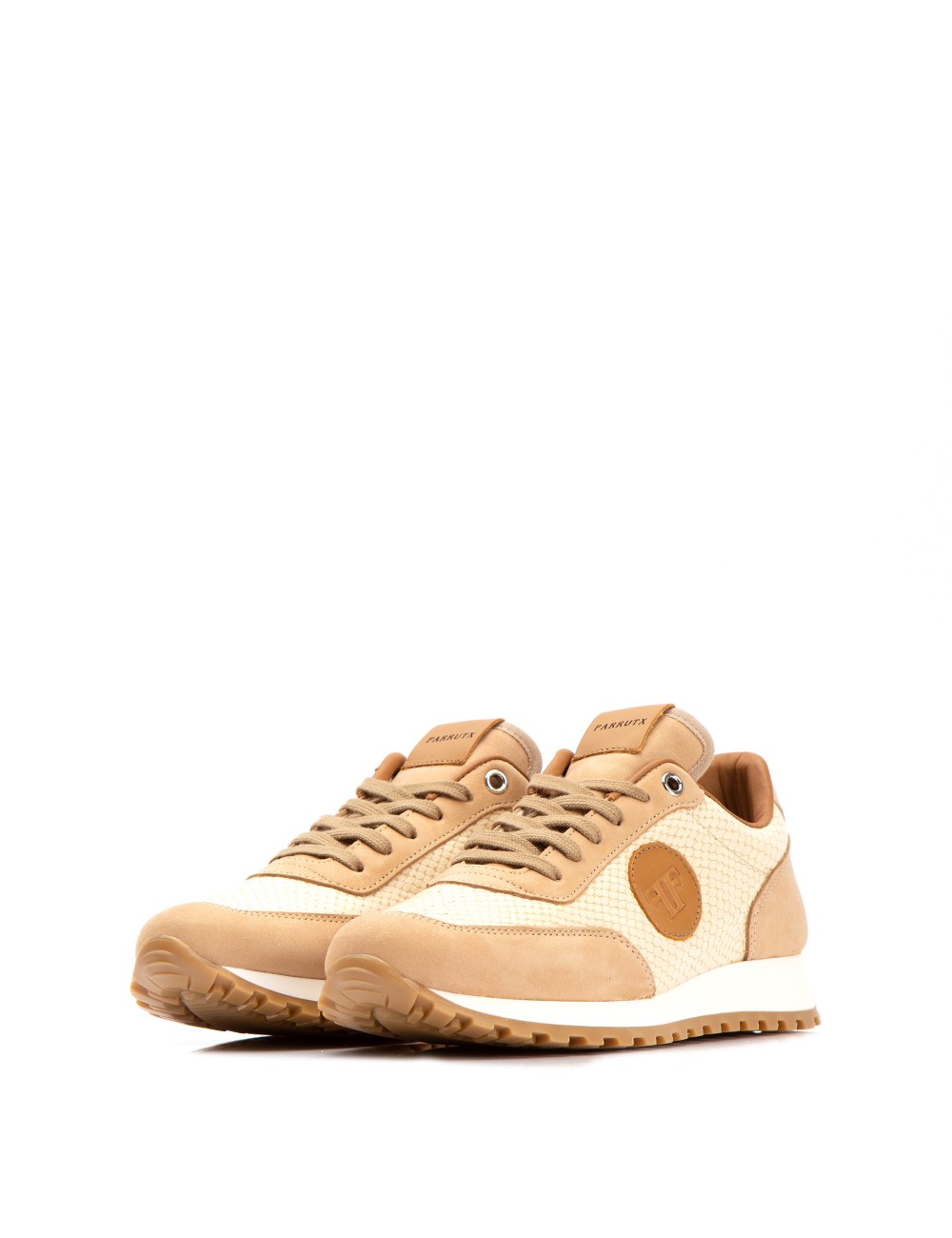 Farrutx MANDRAKE Nobuck-pitón Vainilla