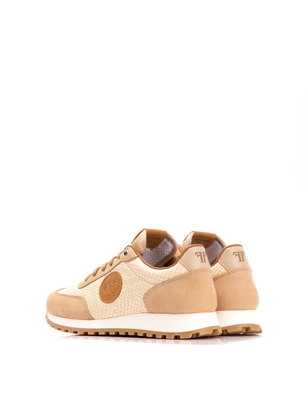 Farrutx MANDRAKE Nobuck-pitón Vainilla