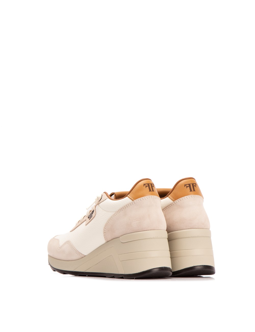 Farrutx MANDY Piel Bombeada Blanco - Velour Hielo