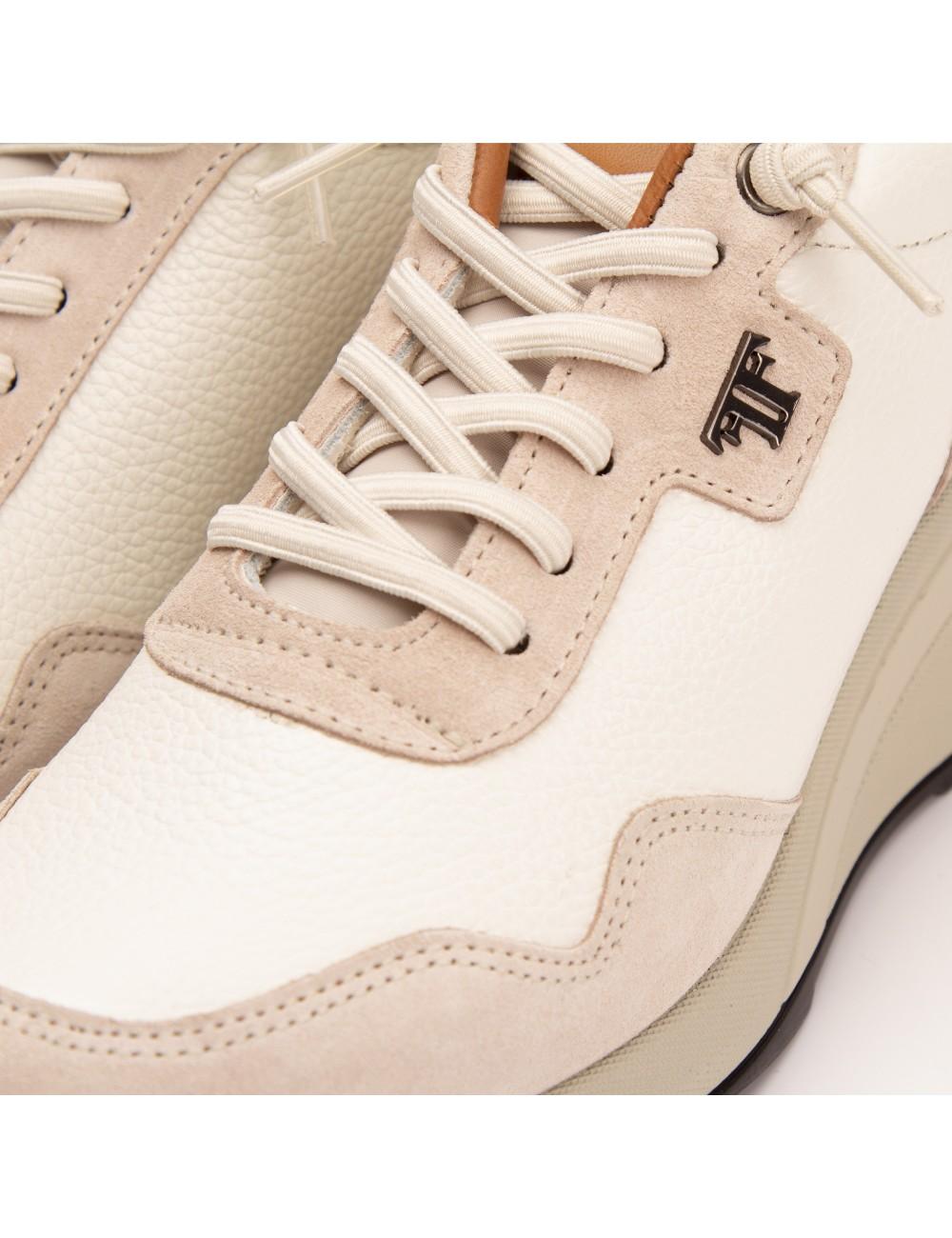 Farrutx MANDY Piel Bombeada Blanco - Velour Hielo