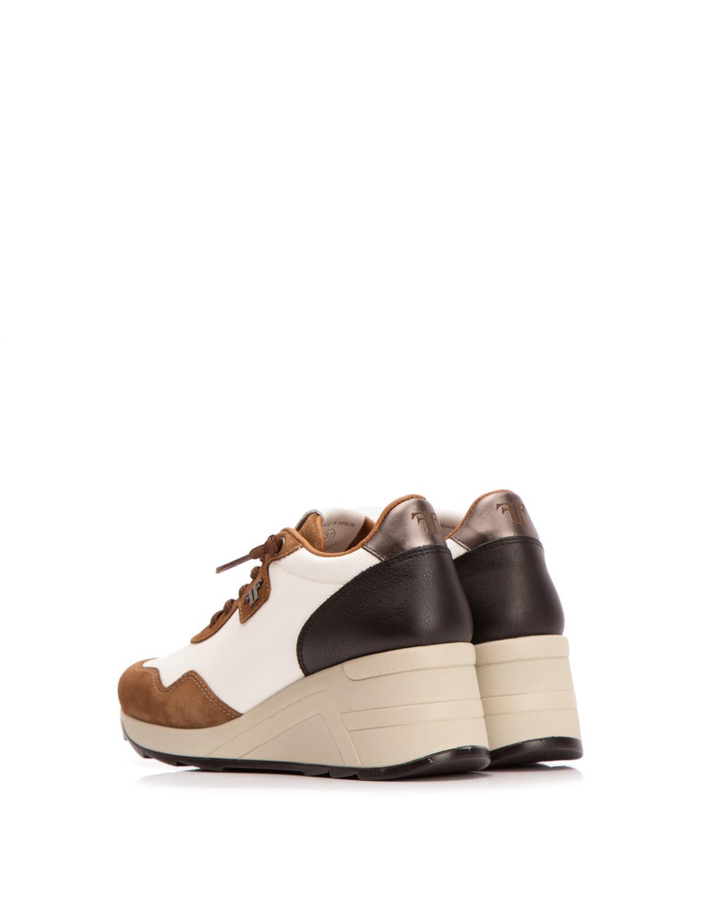 Farrutx MANDY Piel Grabada Lagarto Blanca