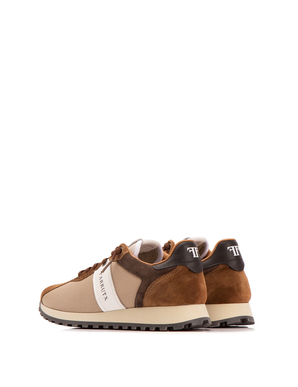 Farrutx MANON -BIS Tejido Camel - Velour Cuero