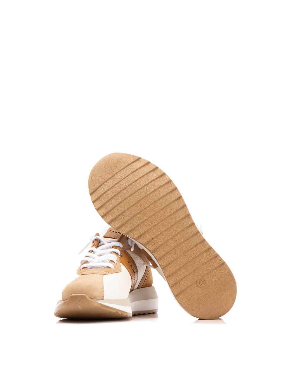 Farrutx MANON Piel Bombeada Arena-blanco