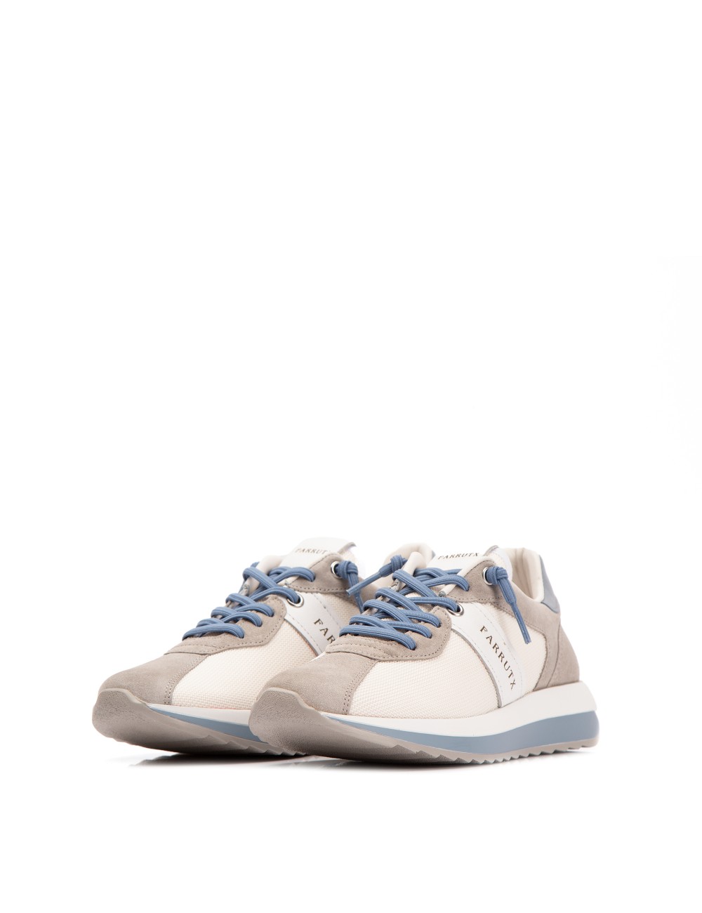 Farrutx MANON Velour-rejilla Piedra-blanco