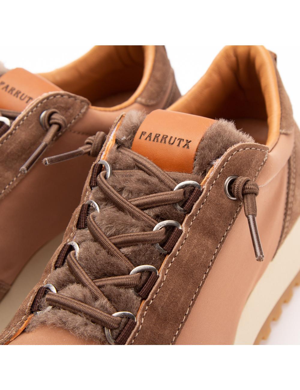 Farrutx MARNIE Velour-nylon Visón