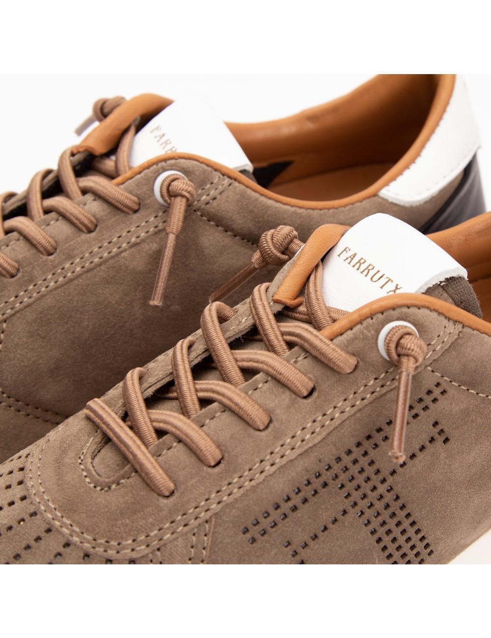 Farrutx MATILDA-CHECK Velour Taupe