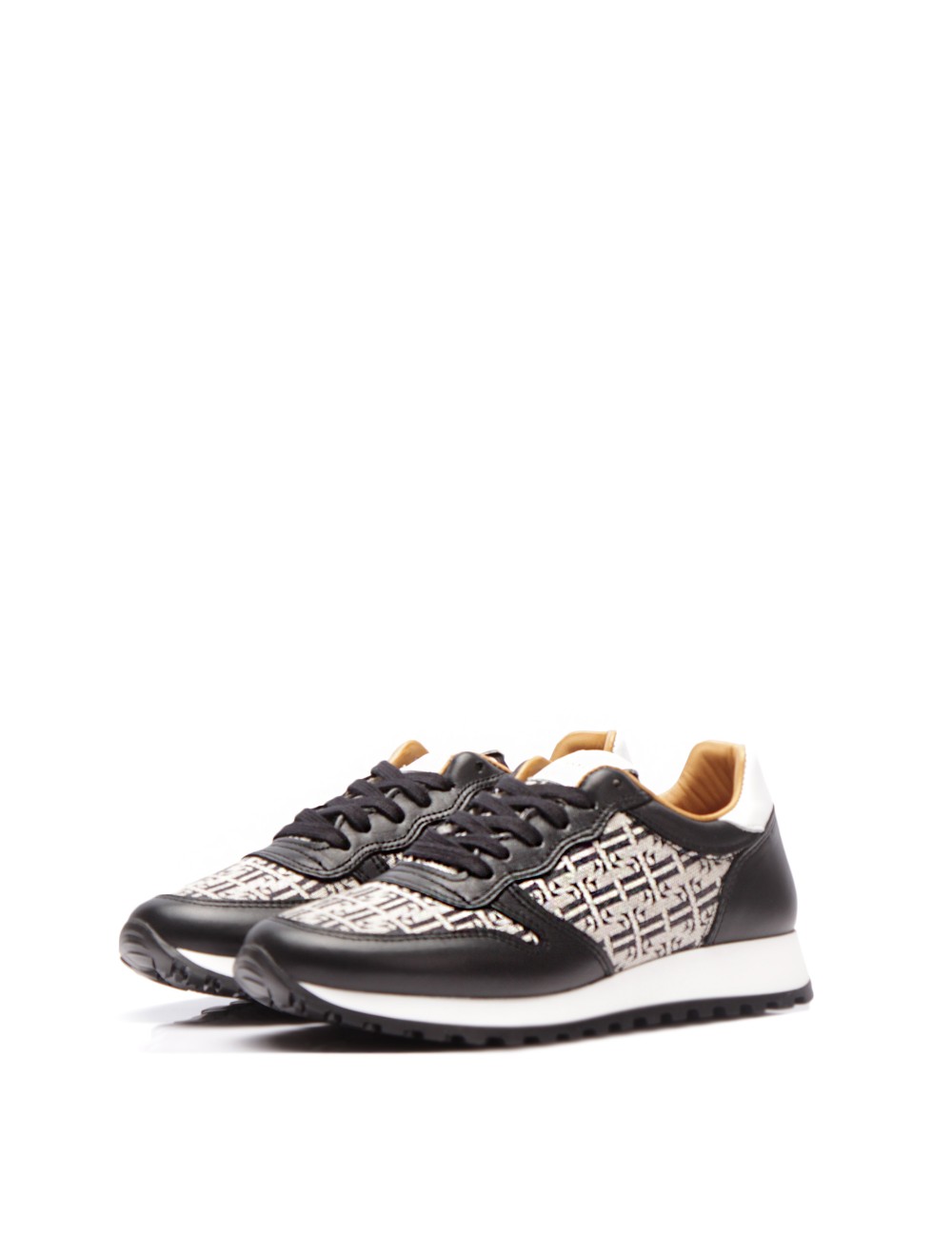 Farrutx MELANI Nappa | Jaquard Negro