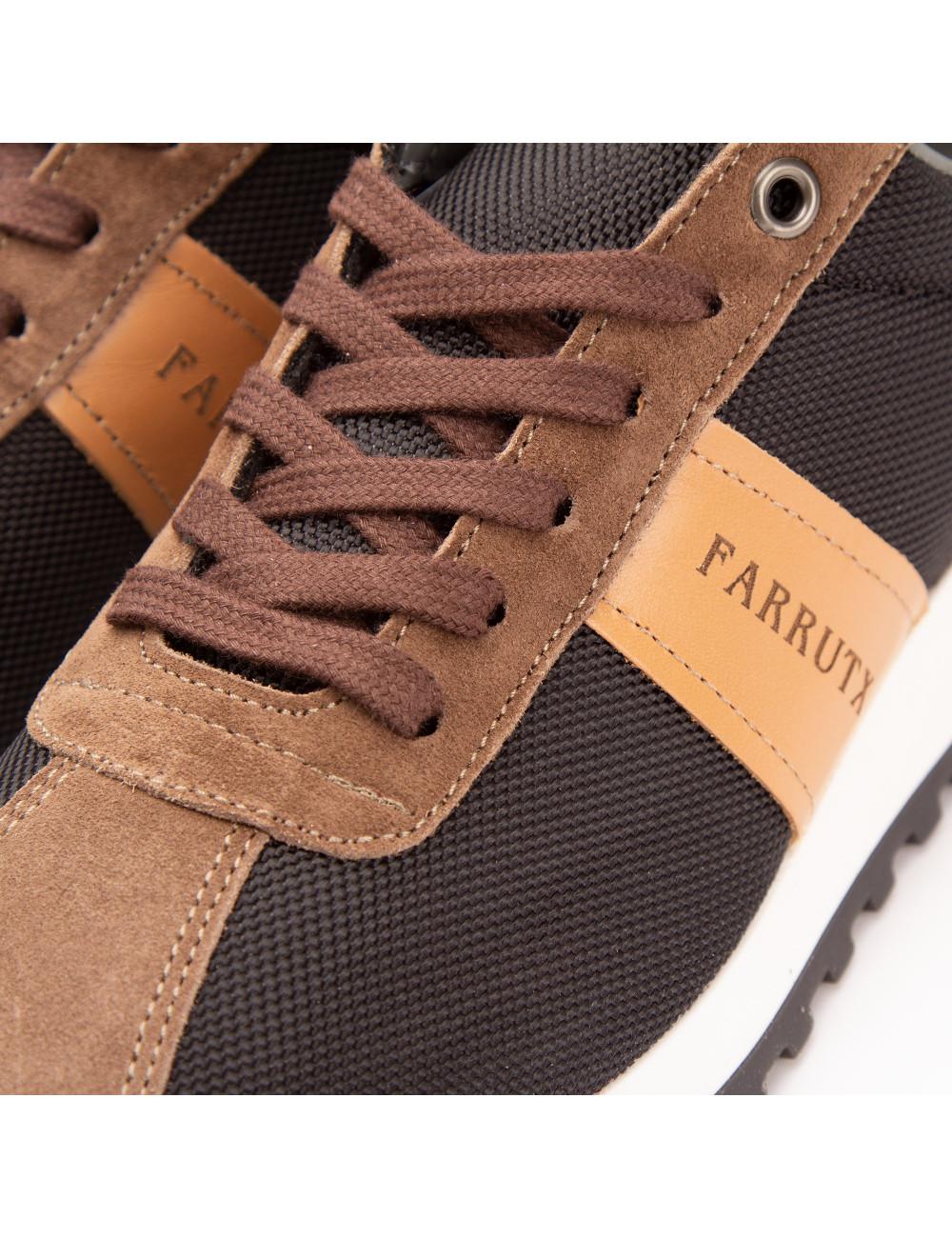 Farrutx MILLY Velour-nylon Visón Negro