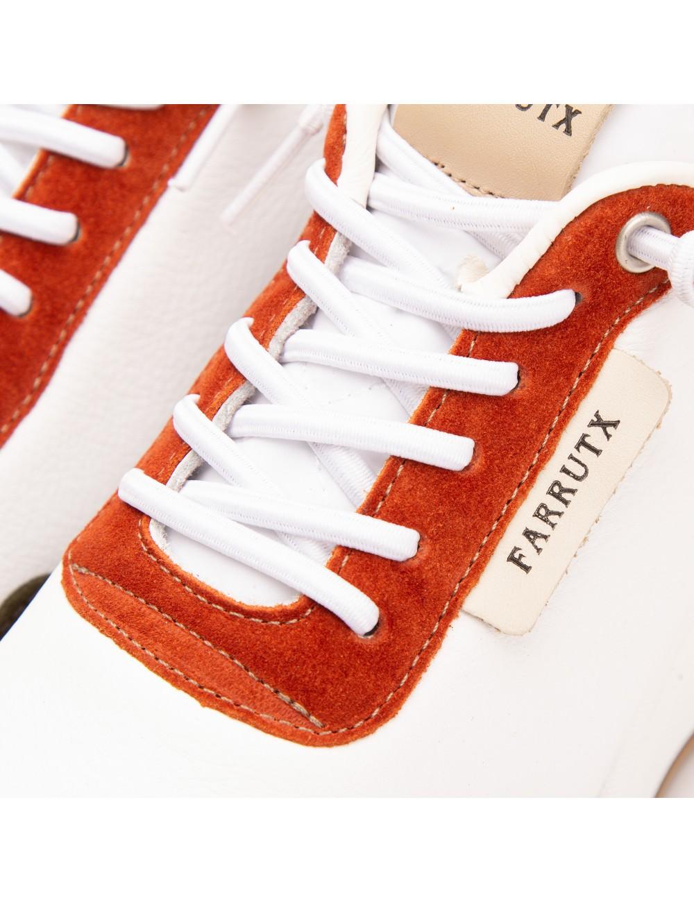 Farrutx MINDY Napa Blanco - Velour Militar