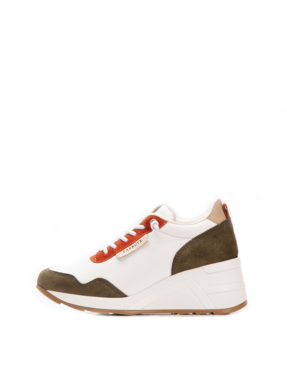 Farrutx MINDY Napa blanco - Velour militar