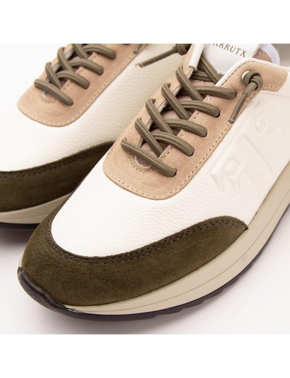 Farrutx MORGAN-BIS Bombeado Blanco - Velour Militar