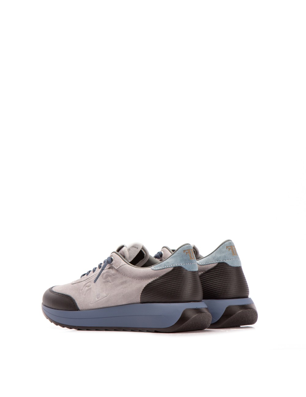 Farrutx MORGAN-BIS Velour Plomo - Napa Negro