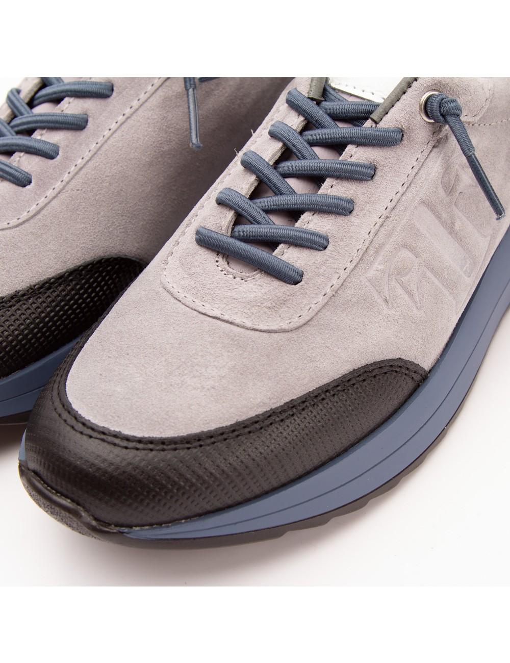 Farrutx MORGAN-BIS Velour Plomo - Napa Negro