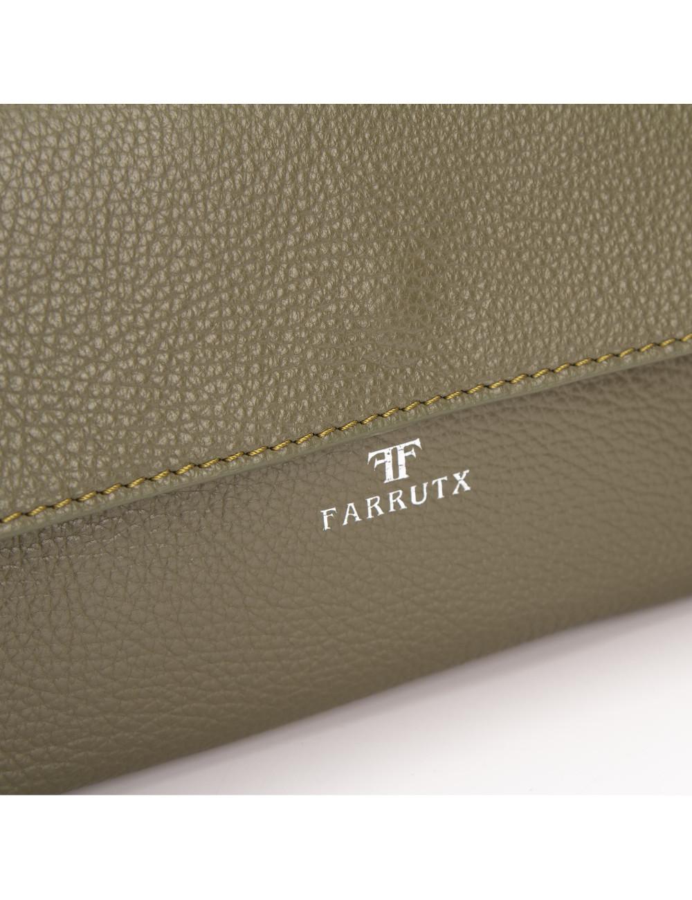 Farrutx NANTES Piel Bombeada Oliva