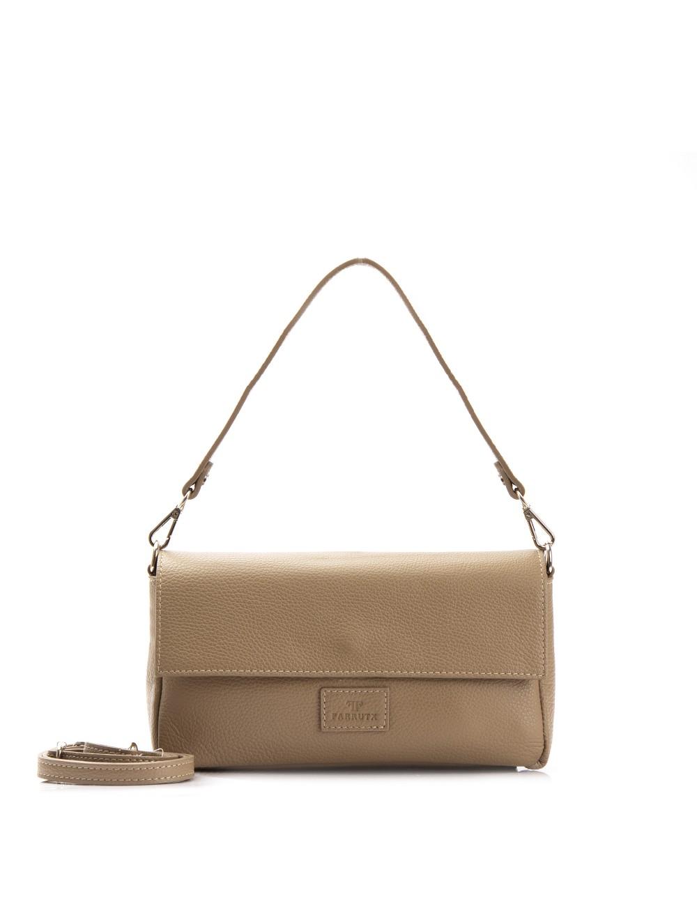 Farrutx NANTES Piel bombeada taupe