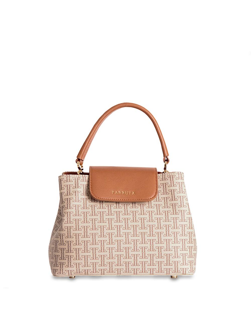 Farrutx NARELO Piel vegana beige-cuero