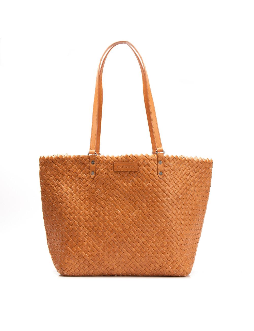 Farrutx NAUM Napa Trenzada Cuero-marfil