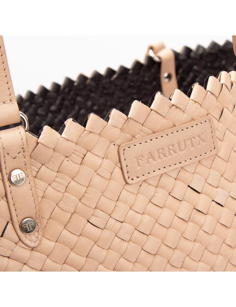 Farrutx NAUM Napa Trenzada Marfil-negro