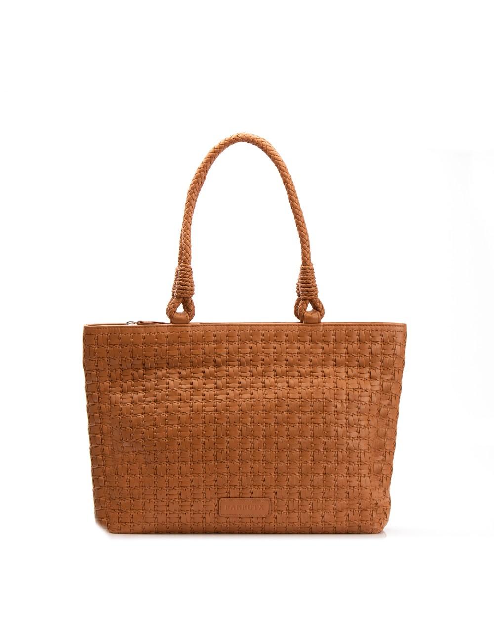 Farrutx NORMAND-BIS Napa trenzada cuero