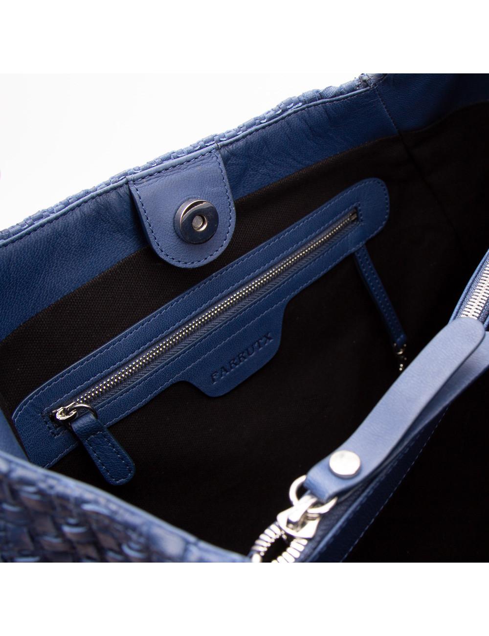 Farrutx NORRISBIS Piel Trenzada Marino