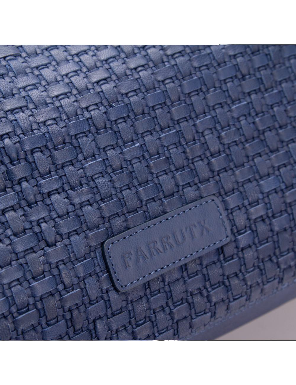 Farrutx NORRISBIS Piel Trenzada Marino