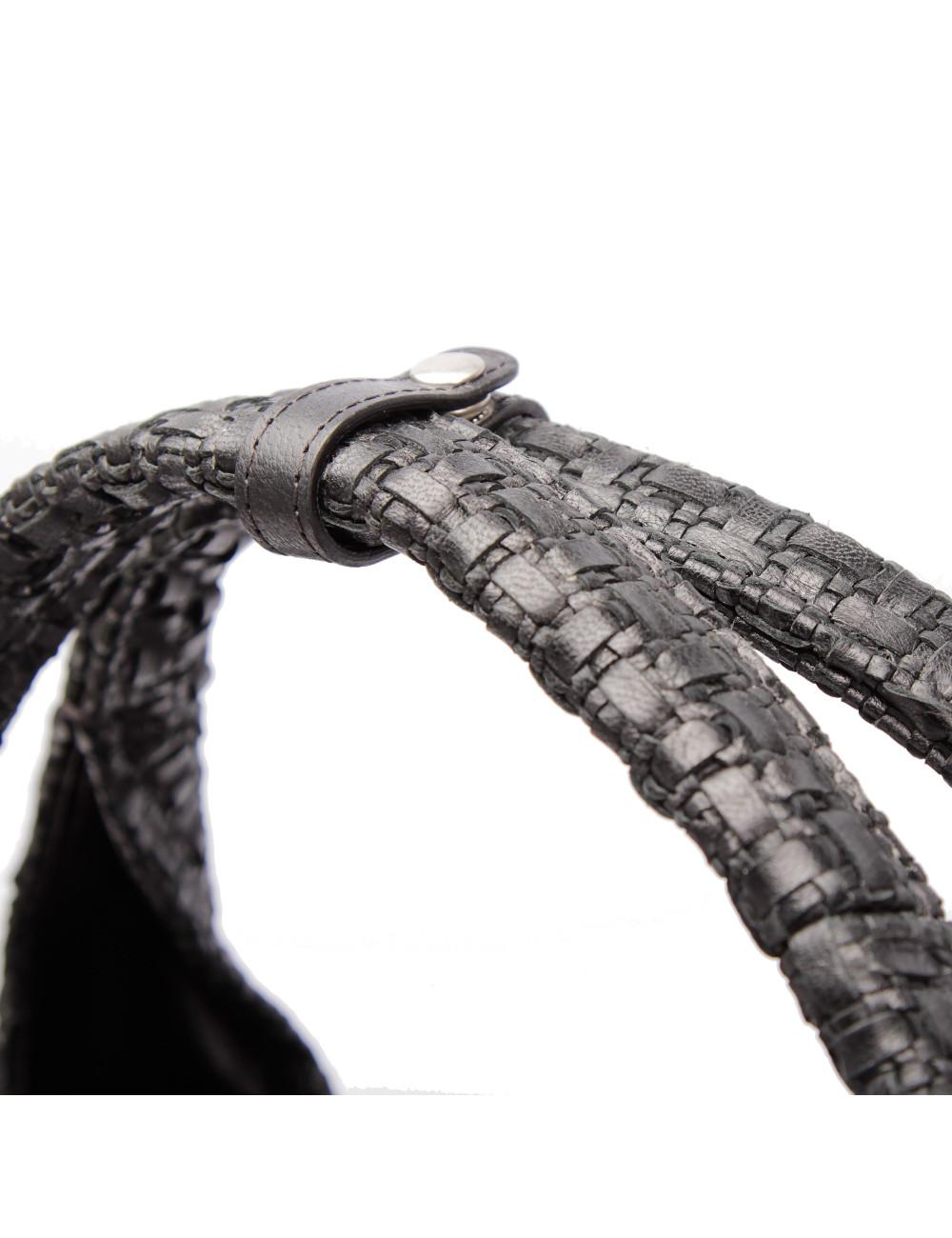 Farrutx NORRISBIS Piel Trenzada Negro