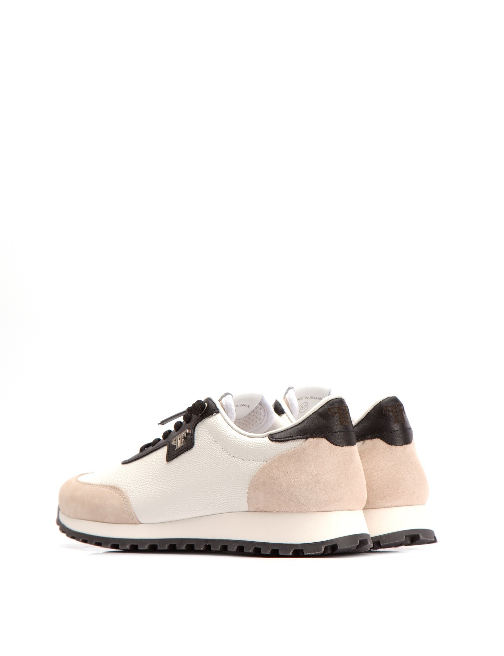 Farrutx MAELIA Grabado Lagarto Blanco -Nobuck Natural