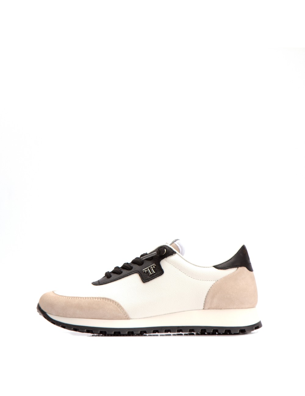 Farrutx MAELIA Grabado lagarto blanco -Nobuck natural