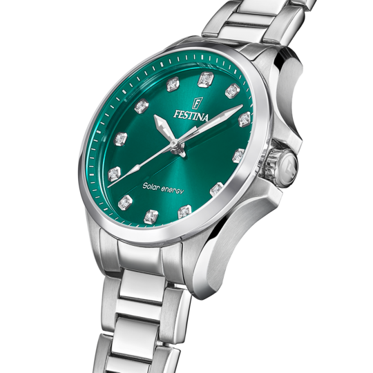 Festina FESTINA F20654/3 VERDE ACERO INOXIDABLE 316L MUJER