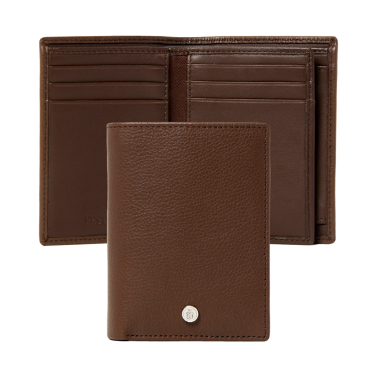 Festina PORTATARJETAS CON SOLAPA DE BOTÓN MARRÓN