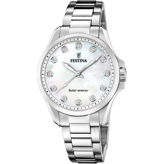 Festina FESTINA SOLAR ENERGY F20654/1 CREMA ACERO INOXIDABLE 316L MUJER