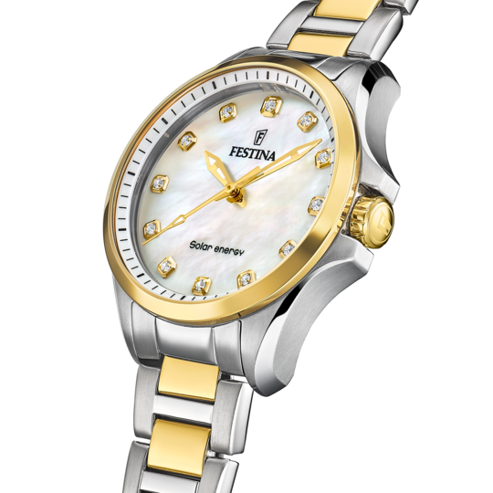 Festina FESTINA SOLAR ENERGY F20655/1 CREMA ACERO INOXIDABLE 316L MUJER