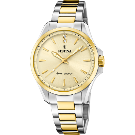 Festina FESTINA SOLAR ENERGY F20655/3 CHAMPAGNE ACERO INOXIDABLE 316L MUJER