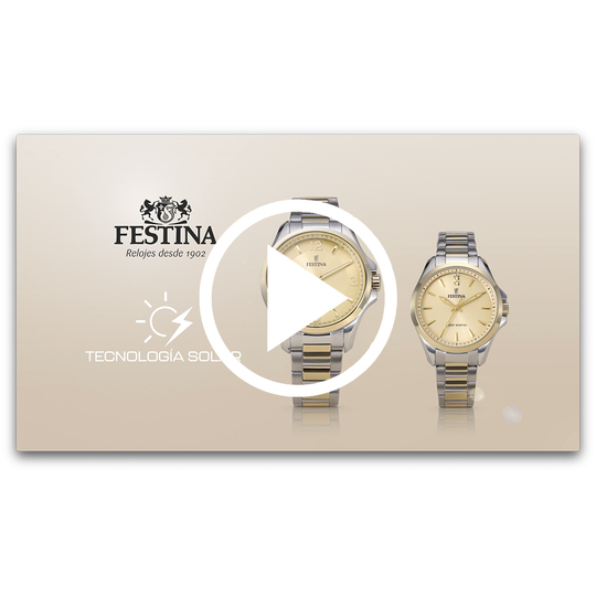 Festina FESTINA SOLAR ENERGY F20657/1 PLATEADO ACERO INOXIDABLE 316L HOMBRE