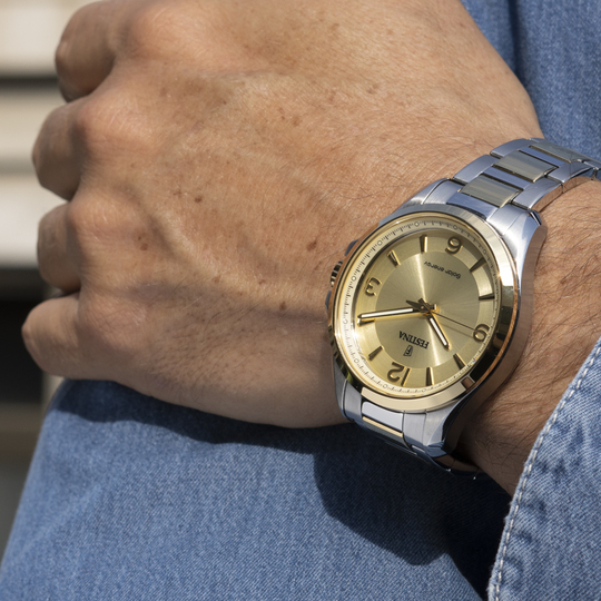 Festina FESTINA SOLAR ENERGY F20657/2 CHAMPAGNE ACERO INOXIDABLE 316L HOMBRE