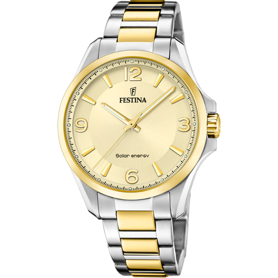 Festina FESTINA SOLAR ENERGY F20657/2 CHAMPAGNE ACERO INOXIDABLE 316L HOMBRE