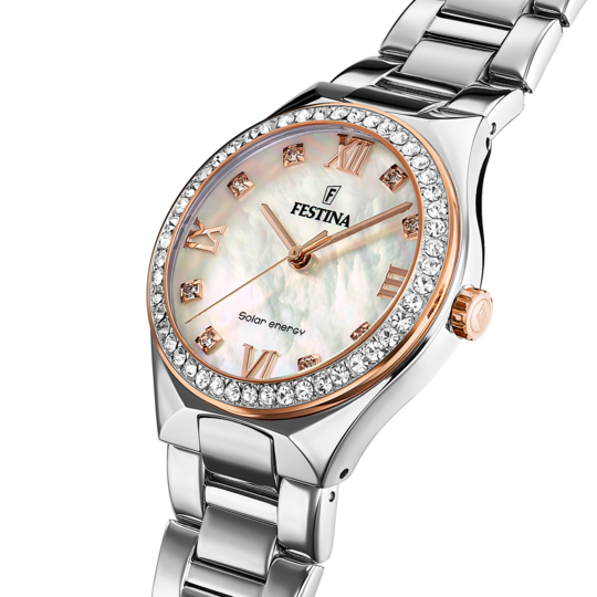 Festina FESTINA SOLAR ENERGY F20658/1 CREMA ACERO INOXIDABLE 316L MUJER