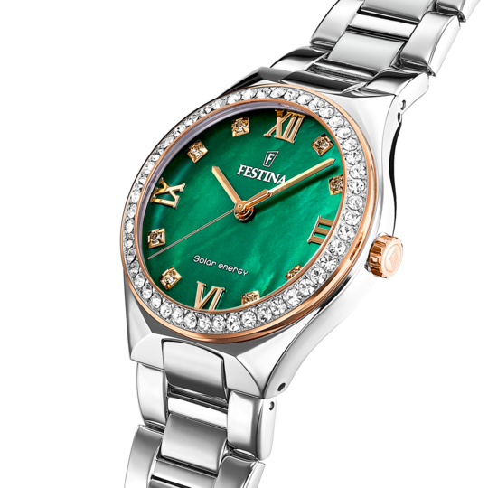Festina FESTINA SOLAR ENERGY F20658/3 VERDE ACERO INOXIDABLE 316L MUJER